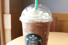 Peppermint mocha frappuccino
